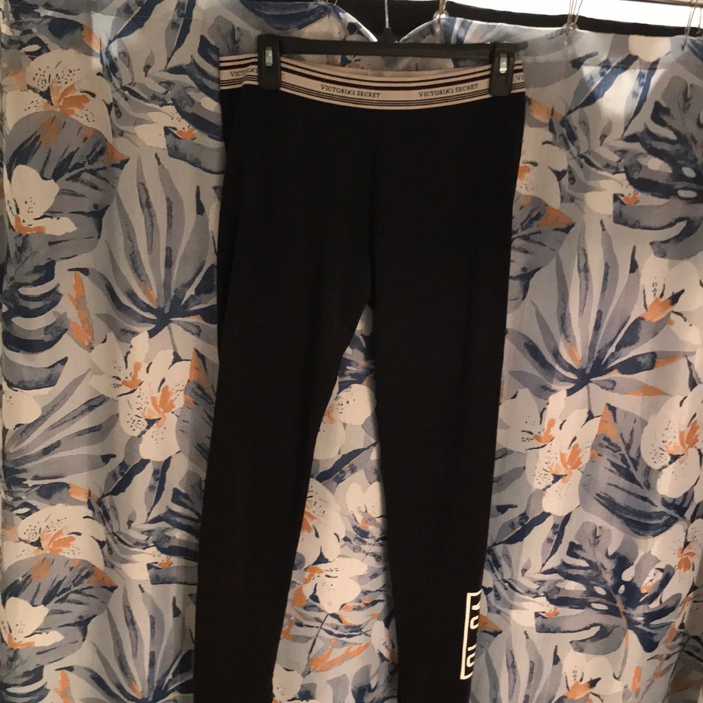 Victoria secret, Exercise pants, Black size large lots of life left in them.